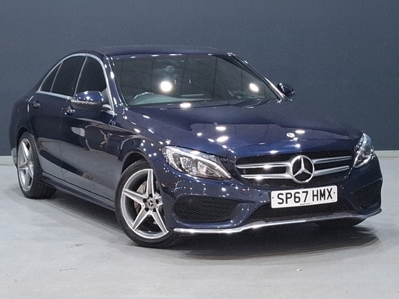 Mercedes-Benz C Class C220d Amg Line 9G-tronic Blue
