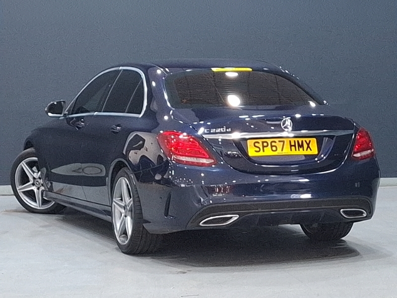 Mercedes-Benz C Class C220d Amg Line 9G-tronic Blue #2