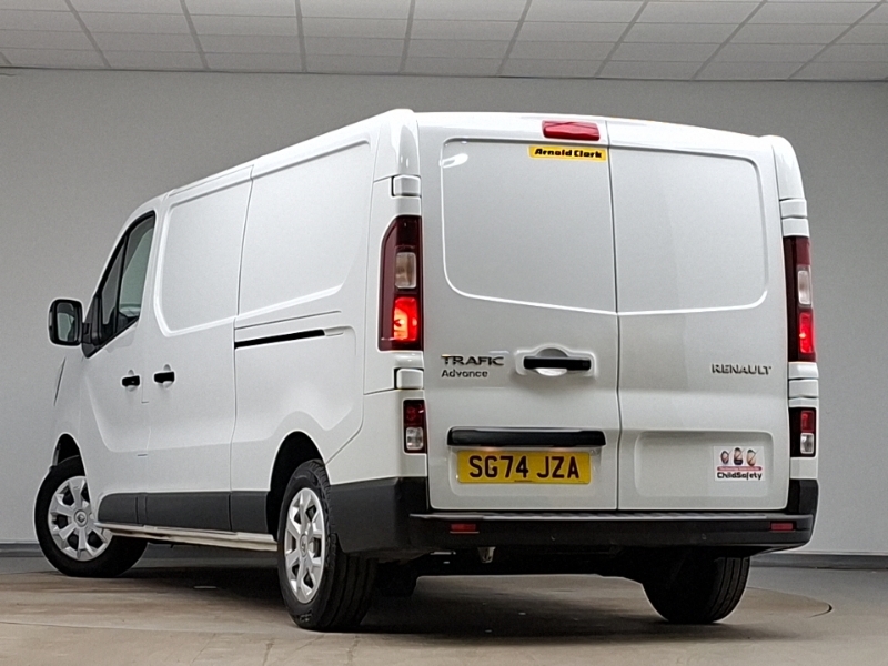 Renault Trafic Ll30 Blue Dci 130 Advance Safety Van SG74JZA White #2