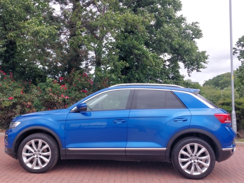 Volkswagen T-Roc 2.0 Tsi 4Motion Sel Dsg Blue #4