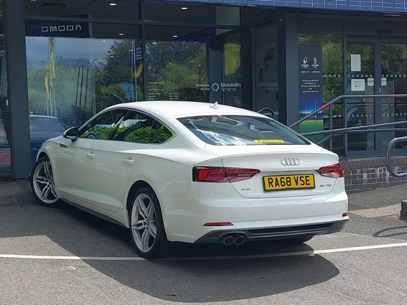 Audi A5 40 Tdi S Line S Tronic White #2