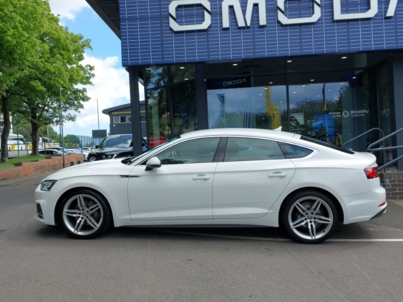 Audi A5 40 Tdi S Line S Tronic White #4