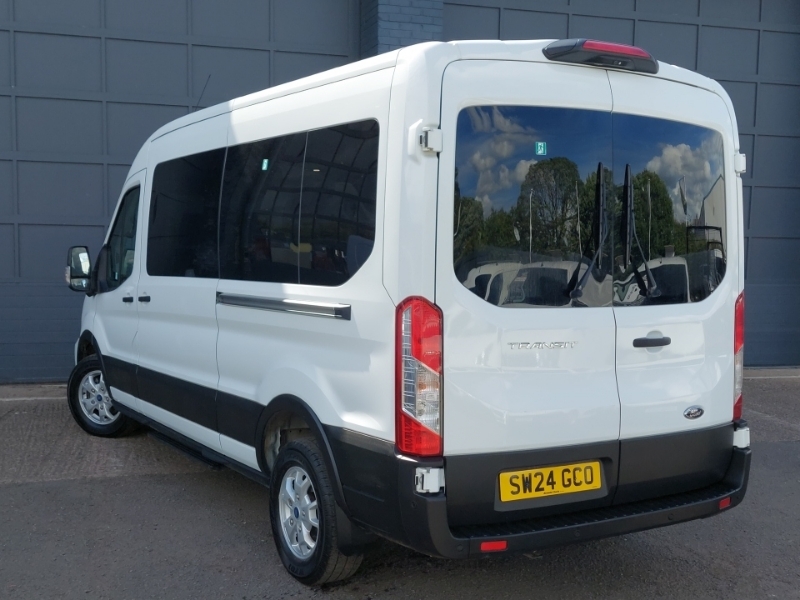 Ford Transit Custom 410 L3 Minibus Di 2.0 Ecoblue 165Ps H2 14 Seater L SW24GCO White #2
