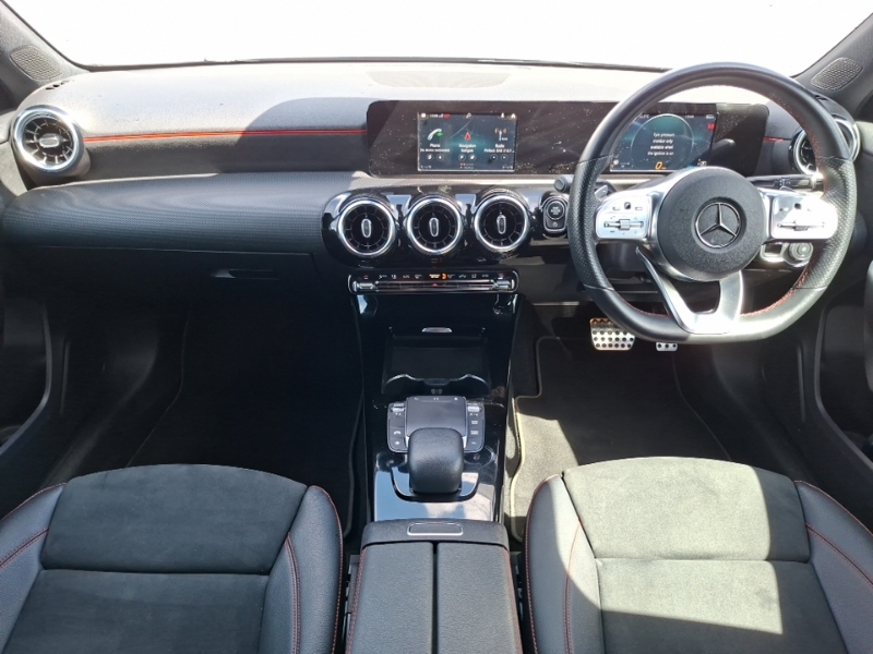 Mercedes-Benz A Class A200d Amg Line PO21VCK Black #3