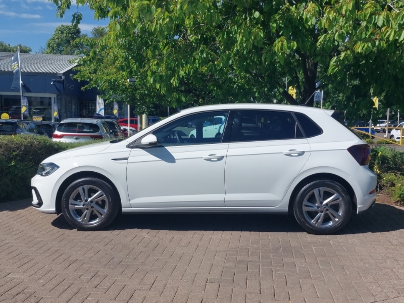 Volkswagen Polo 1.0 Tsi R-line SE23VZH White #4