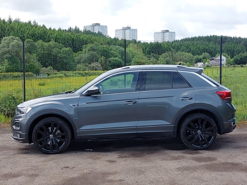 Volkswagen T-Roc 2.0 Tdi R-line Grey #4