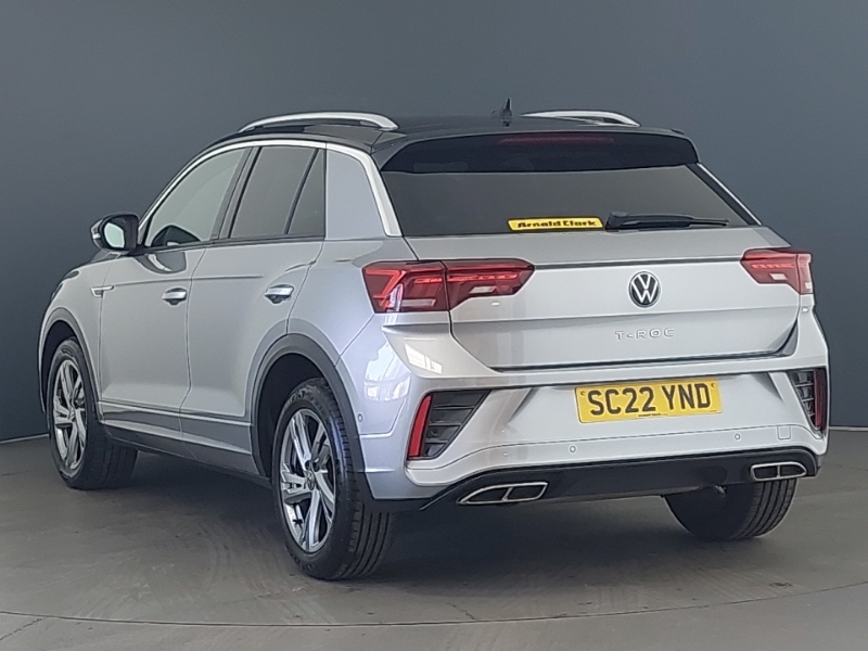 Volkswagen T-Roc 1.5 Tsi R-line Dsg Silver #2