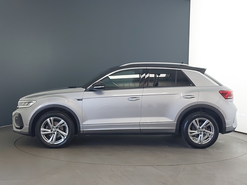 Volkswagen T-Roc 1.5 Tsi R-line Dsg Silver #4