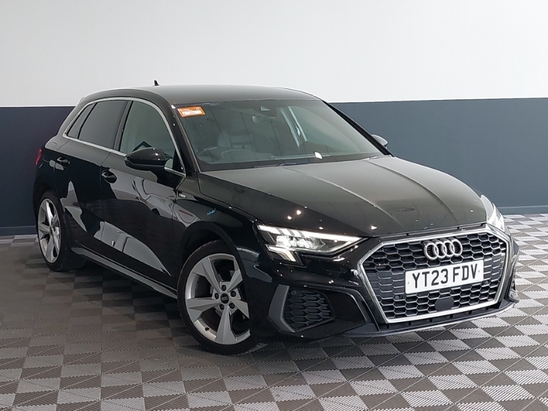 Audi A3 30 Tfsi S Line YT23FDV Black