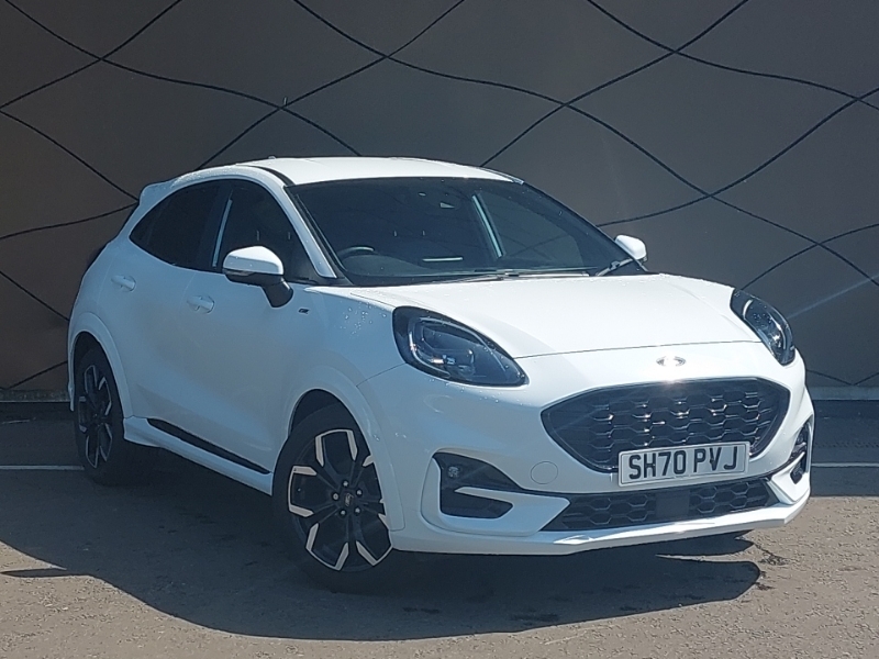 Ford Puma 1.0 Ecoboost Hybrid Mhev St-line X SH70PVJ White