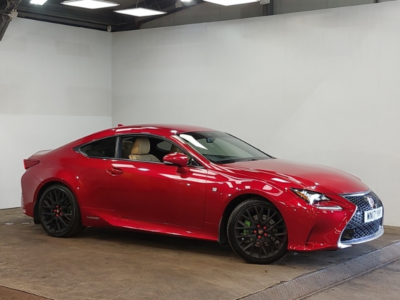 Lexus RC 300H Premier White #7