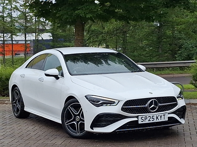 Mercedes-Benz CLA Class Cla 220D Amg Line Executive Tip White