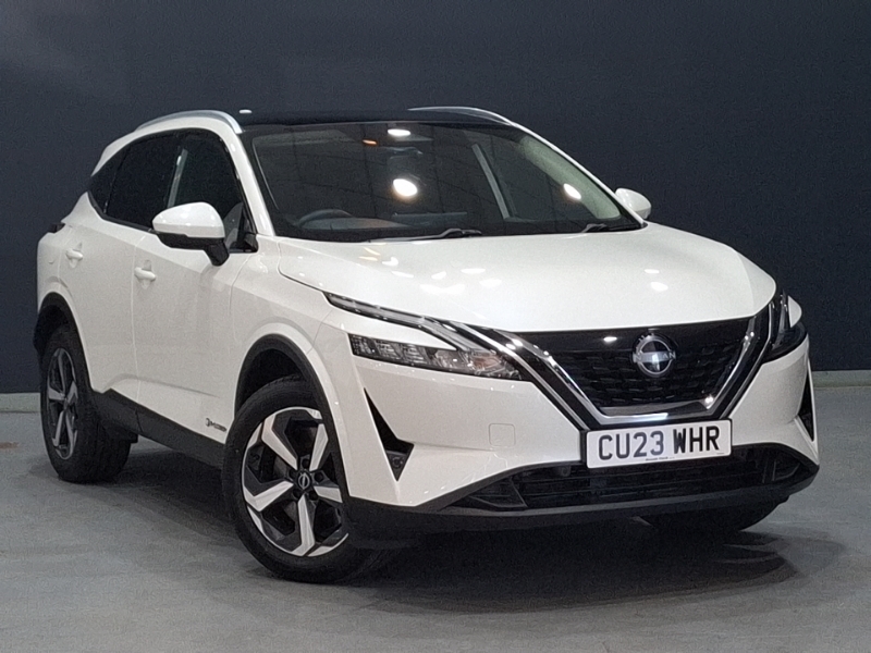 Nissan Qashqai 1.5 E-power N-connecta Glass Roof White