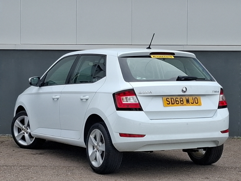 Skoda Fabia 1.0 Mpi 75 Se L SD68WJO White #2