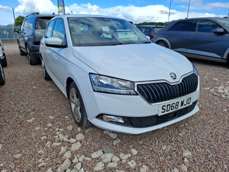 Skoda Fabia 1.0 Mpi 75 Se L White