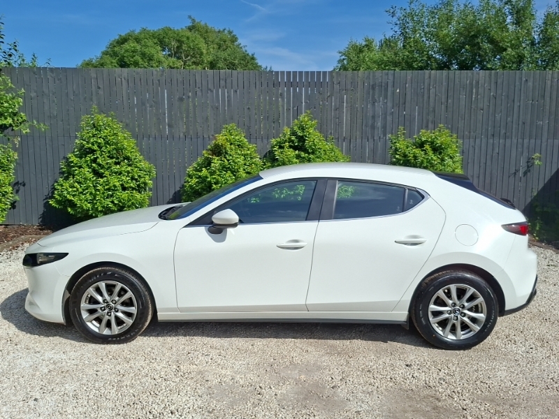 Mazda 3 2.0 E-skyactiv G Mhev Se-l BJ21EBV White #4