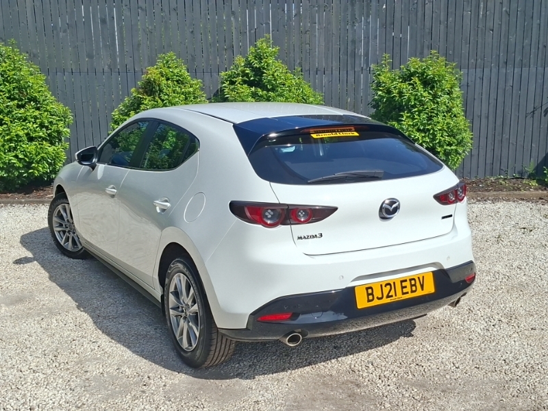 Mazda 3 2.0 E-skyactiv G Mhev Se-l BJ21EBV White #2