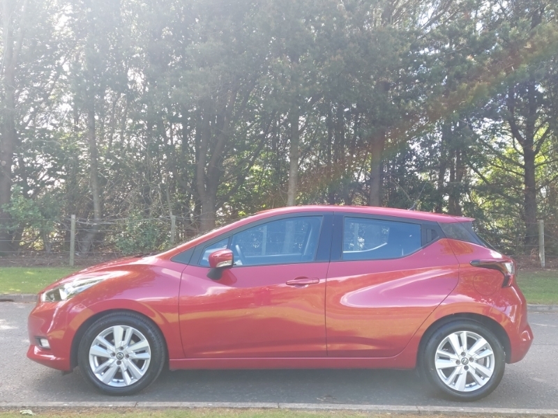 Nissan Micra 1.0 Ig-t 100 Acenta Xtronic Red #4