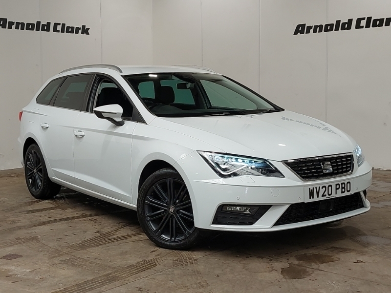 Seat Leon 2.0 Tdi 150 Xcellence Lux Ez Dsg White