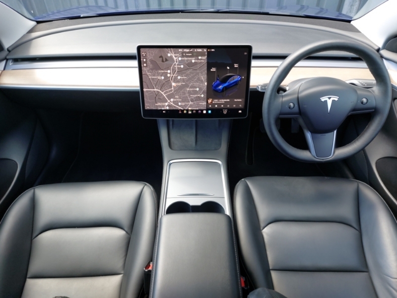 Tesla Model 3 Long Range Awd Blue #3