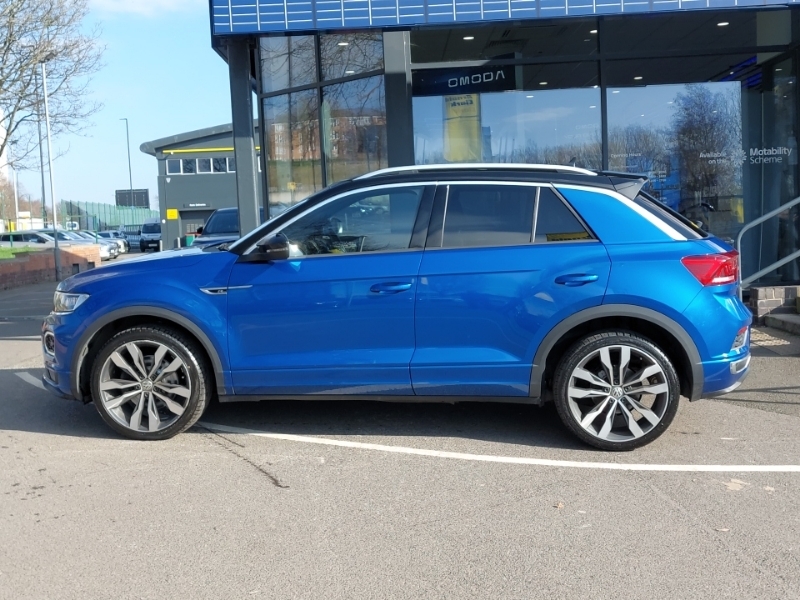 Volkswagen T-Roc 1.5 Tsi Evo R-line Blue #4