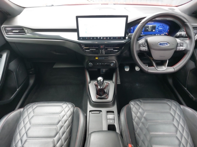 Ford Focus 1.0 Ecoboost Hybrid Mhev 155 St-line X LV23WRN Red #3