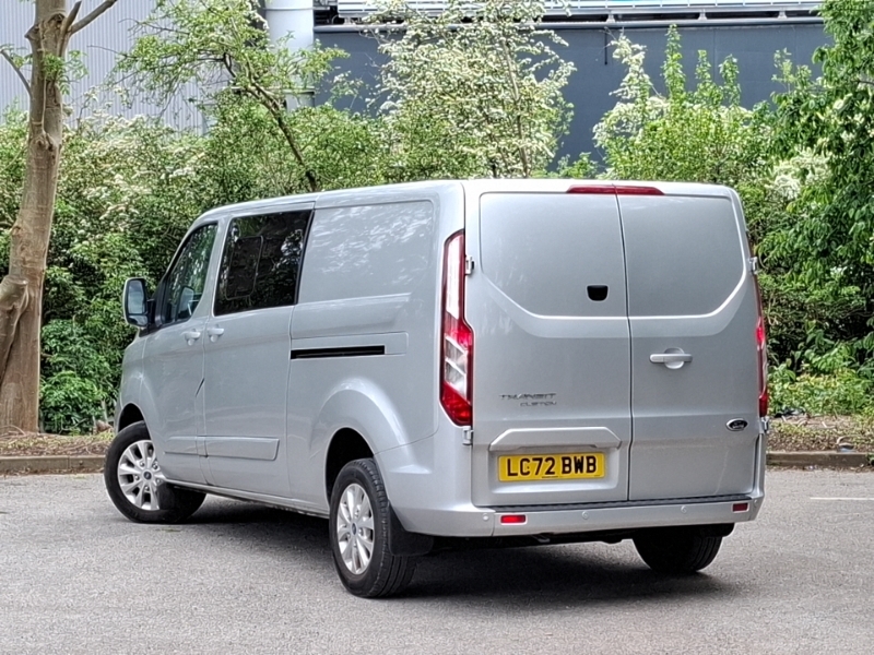 Ford Transit Custom 2.0 Ecoblue 130Ps Low Roof Dcab Limited Van Silver #2