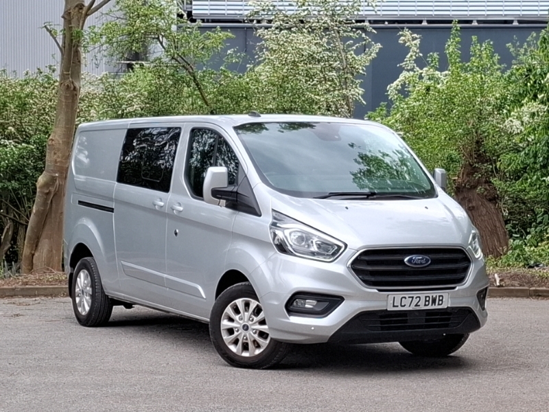 Ford Transit Custom 2.0 Ecoblue 130Ps Low Roof Dcab Limited Van Silver