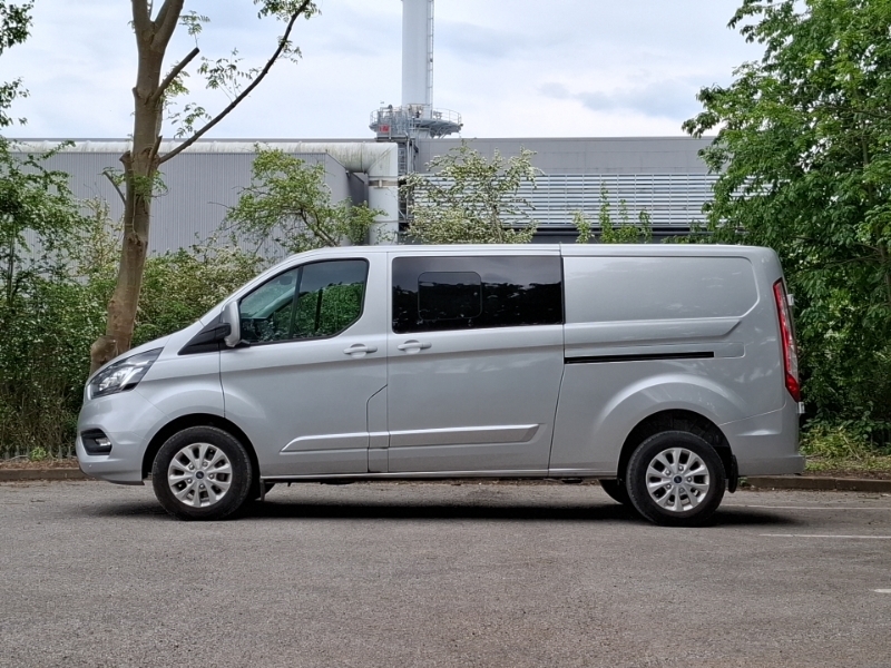 Ford Transit Custom 2.0 Ecoblue 130Ps Low Roof Dcab Limited Van Silver #4