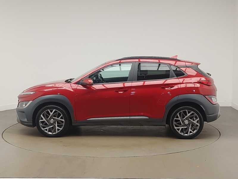 Hyundai Kona 1.6 Gdi Hybrid Premium Dct Red #4