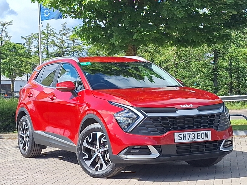 Kia Sportage 1.6T Gdi Hev 3 Red