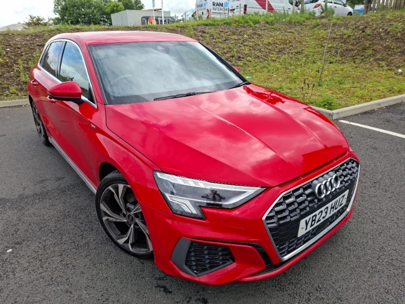 Audi A3 30 Tfsi S Line S Tronic YB23HUZ Red