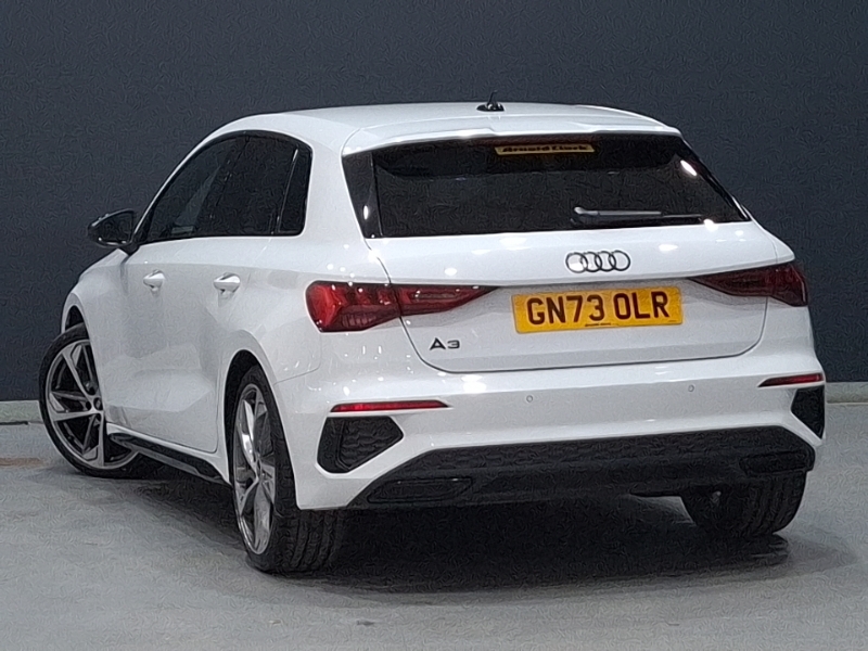 Audi A3 35 Tfsi Black Edition S Tronic GN73OLR White #2