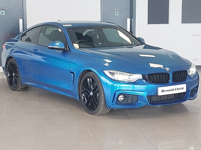 BMW 4 Series 420I M Sport Professional Media Blue