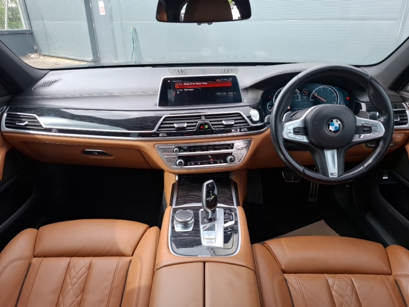BMW 7 Series 740D Xdrive M Sport Black #3