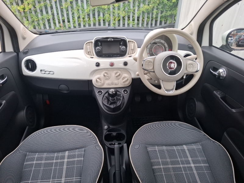 Fiat 500 1.2 Lounge NJ67VZU White #3