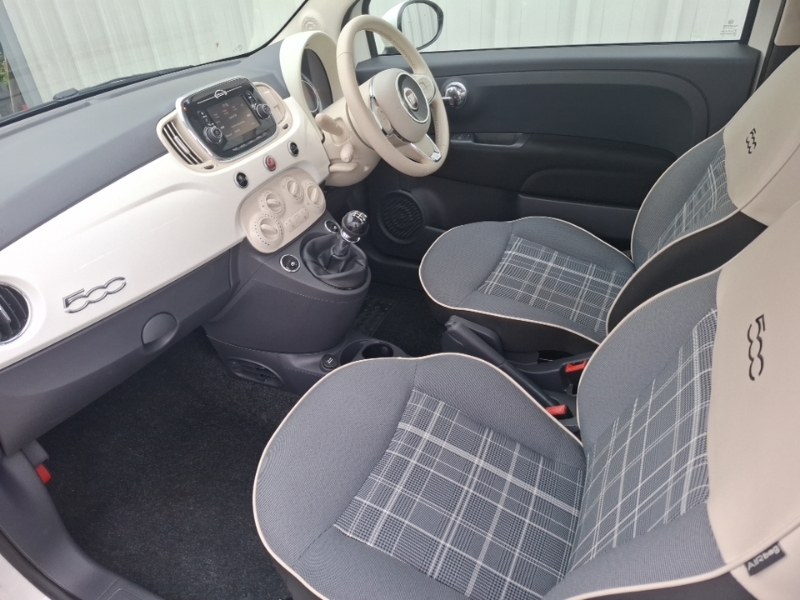 Fiat 500 1.2 Lounge NJ67VZU White #5