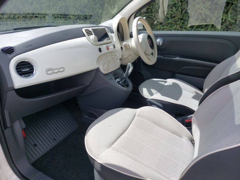 Fiat 500 1.2 Lounge Dualogic Start Stop White #5