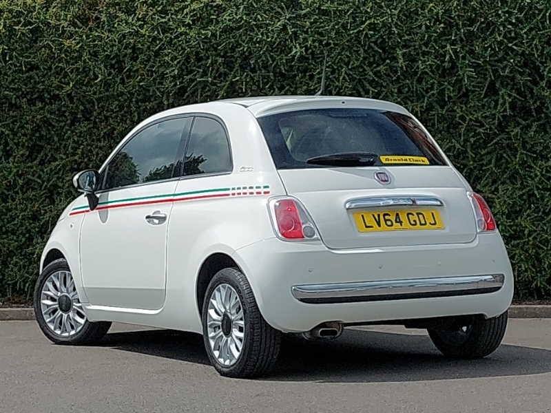 Fiat 500 1.2 Lounge Dualogic Start Stop White #2