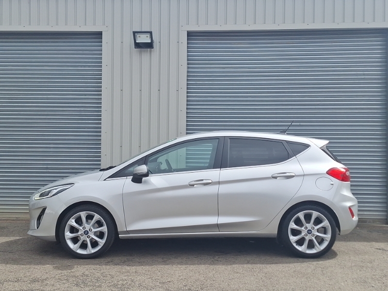 Ford Fiesta 1.0 Ecoboost Hybrid Mhev 125 Titanium X SD70LGJ Silver #4