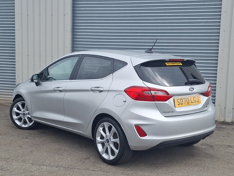 Ford Fiesta 1.0 Ecoboost Hybrid Mhev 125 Titanium X SD70LGJ Silver #2