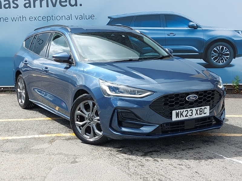 Ford Focus 1.0 Ecoboost Hybrid Mhev 155 St-line WK23XBC Blue