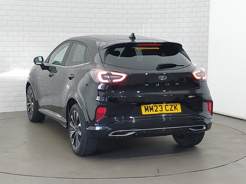 Ford Puma 1.0 Ecoboost Hybrid Mhev 155 St-line Vignale MM23CZK Black #2