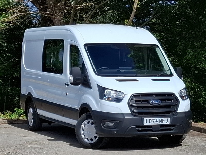 Ford Transit Custom 2.0 Ecoblue 130Ps H2 Trend Double Cab Van White