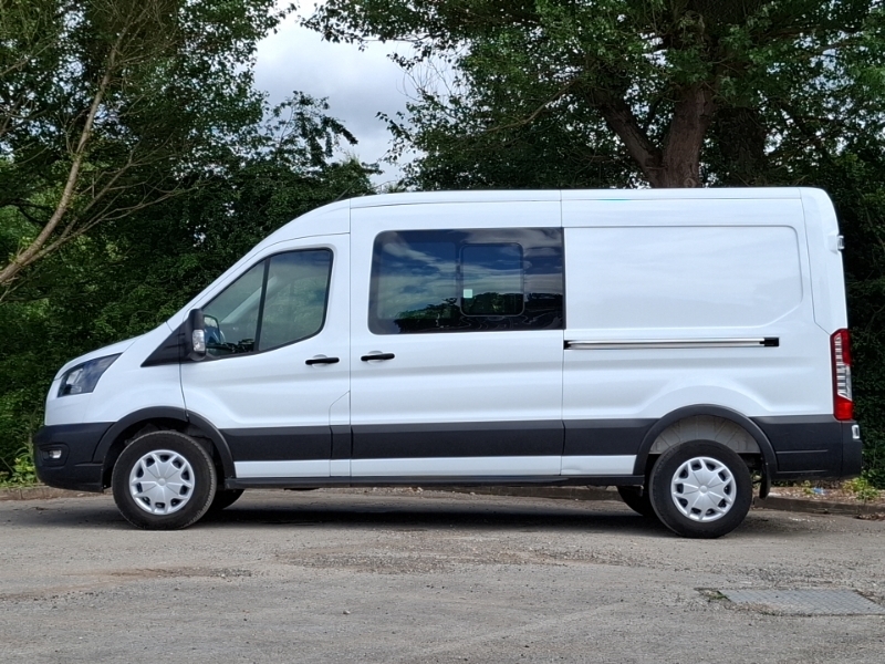 Ford Transit Custom 2.0 Ecoblue 130Ps H2 Trend Double Cab Van White #4