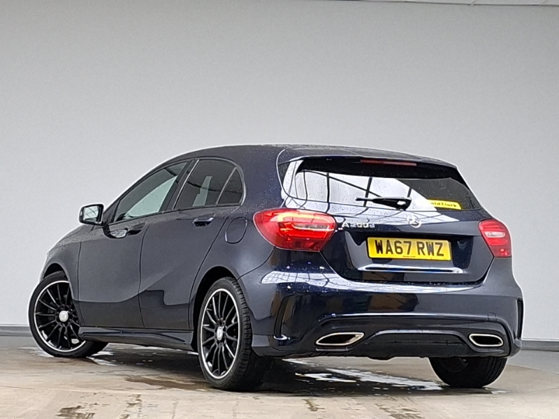 Mercedes-Benz A Class A200d Amg Line WA67RWZ Blue #2