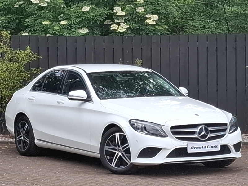 Mercedes-Benz C Class Saloon White