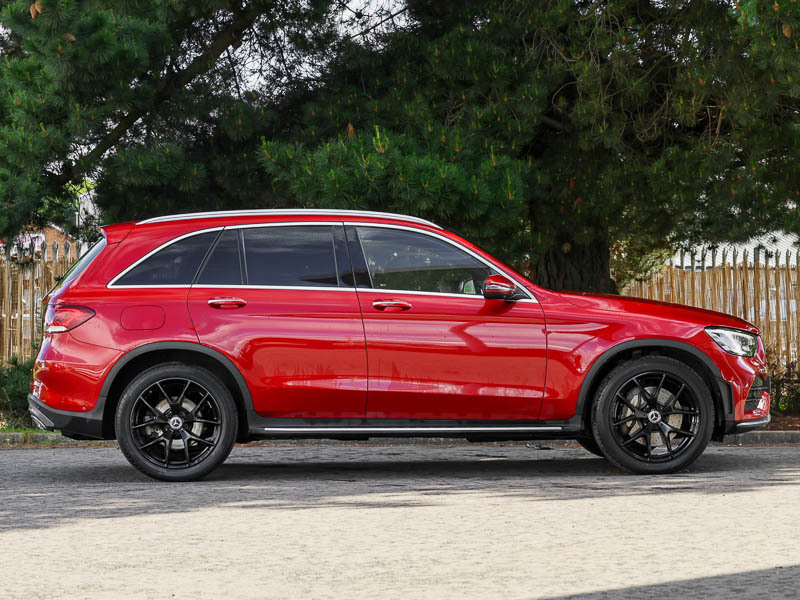 Mercedes-Benz GLC Class Glc 300D 4Matic Amg Line Premium Pls 9G-tronic Red #4