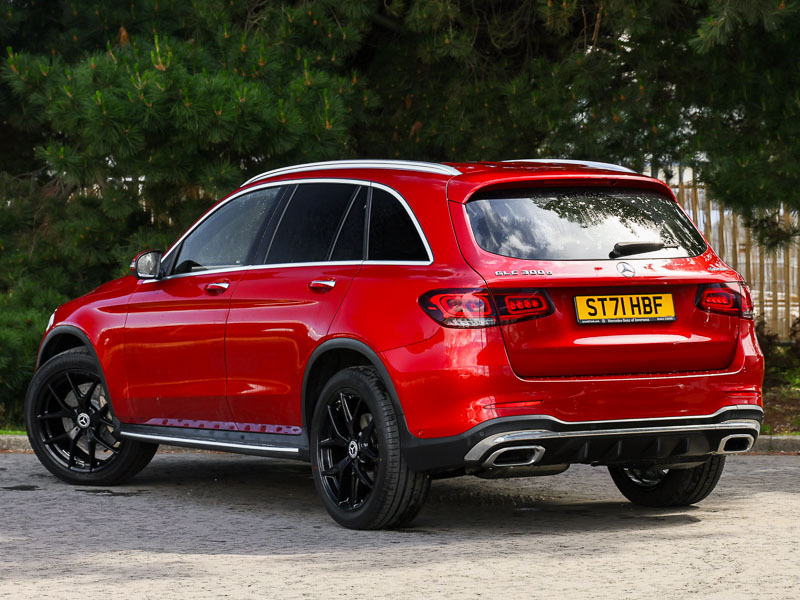 Mercedes-Benz GLC Class Glc 300D 4Matic Amg Line Premium Pls 9G-tronic Red #2