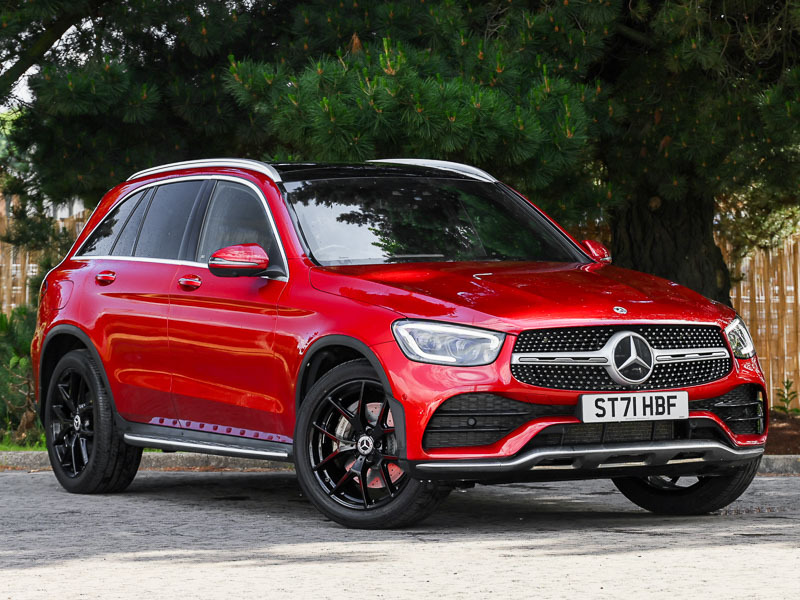 Mercedes-Benz GLC Class Glc 300D 4Matic Amg Line Premium Pls 9G-tronic Red